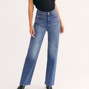 NWT Levi's Ribcage Straight Jeans Charleston Vintage 26